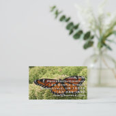 Viceroy Butterfly Beauful Natuur Fotografie Visitekaartje (Staand voorkant)