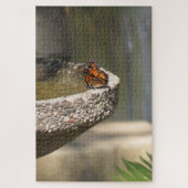 Viceroy Butterfly op de fontein Puzzle Legpuzzel (Verticaal)