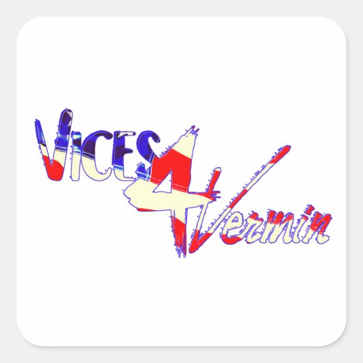 Vices 4 Vermin sticker (Voorkant)