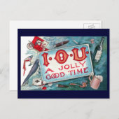 Vices Party, gokken Drink roken Briefkaart (Voorkant / Achterkant)