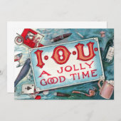  Vices Party, gokken Drink roken Kaart (Voorkant / Achterkant)