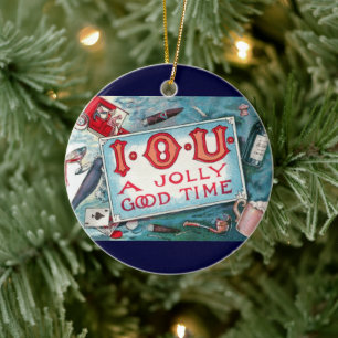  Vices Party, gokken Drink roken Keramisch Ornament