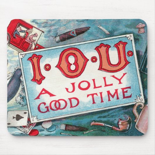  Vices Party, gokken Drink roken Muismat (Voorkant)