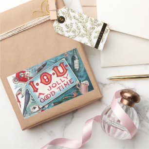 Vices Party, gokken Drink roken Rechthoekige Sticker