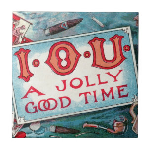 Vices Party, gokken Drink roken Tegeltje