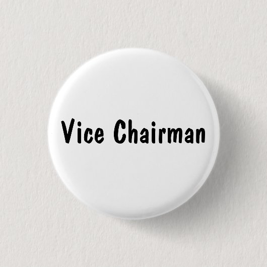 Vicevoorzitter Ronde Button 3,2 Cm (Voorkant)