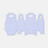 Vichy Bleu Bedankdoosjes (Uitgevouwen)