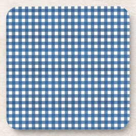 Vichy Bleu marine Bier Onderzetter