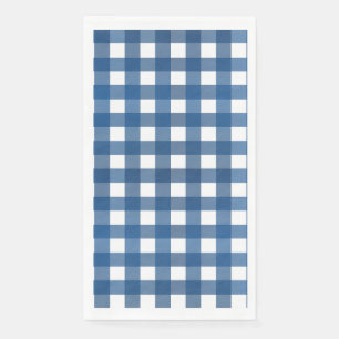 Vichy Bleu marine Servet