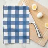 Vichy Bleu marine Theedoek (Quarter Fold)