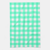 Vichy Bleu Turquoise Theedoek (Verticaal)