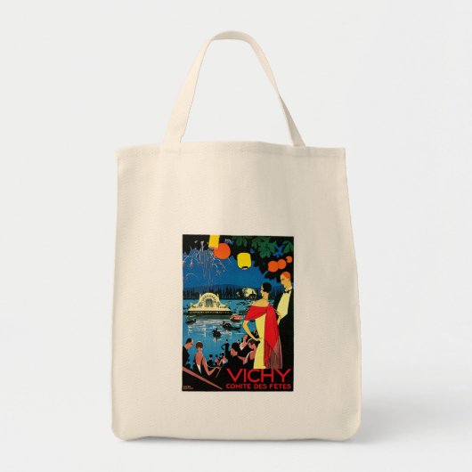 Vichy Comite des Fetes ~ France Travel Art Tote Bag (Voorkant)