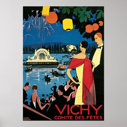Vichy Comite des Fetes Poster (Voorkant)