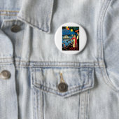 Vichy France Comite des Fetes Art 1926 Nightlight Ronde Button 5,7 Cm (In situ)