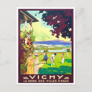 Vichy France vintage Briefkaart