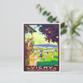 Vichy France vintage Briefkaart (Staand voorkant)