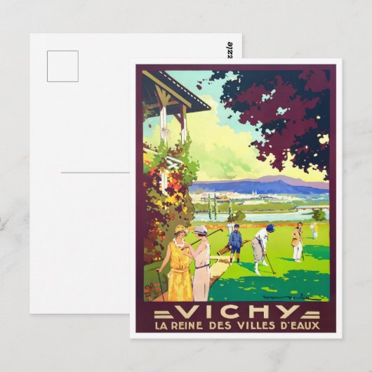 Vichy France vintage Briefkaart (Voorkant / Achterkant)