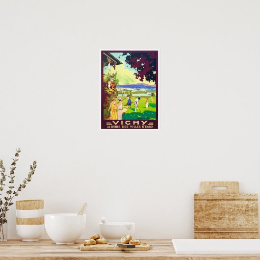 Vichy France vintage Poster (Keuken)
