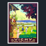 Vichy France vintage Poster<br><div class="desc">Vichy France vintage Poster</div>