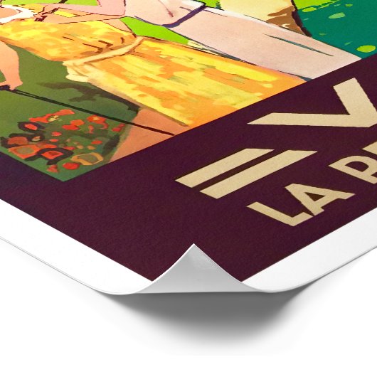 Vichy France vintage Poster (Hoek)