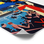 Vichy France Vintage Travel Poster (Hoek)