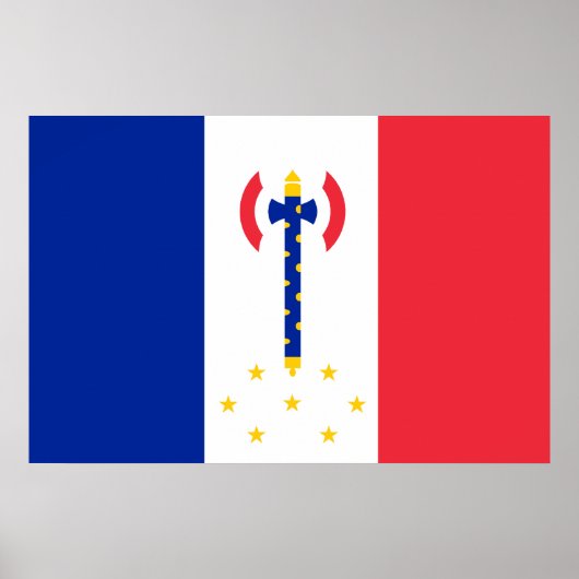 Vichy, Franse vlag Poster (Voorkant)