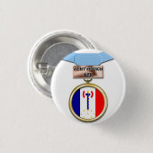 Vichy French Ace medal button (Voorkant /achterkant)