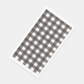 Vichy Gris Anthraciet Servet (Hoek)