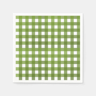 Vichy groen servet