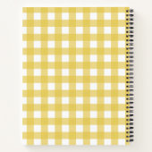 Vichy lichtgeel notitieboek (Achterkant)