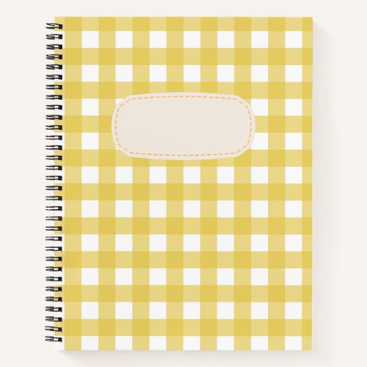 Vichy lichtgeel notitieboek (Voorkant)
