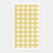 Vichy lichtgeel servet (Voorkant)