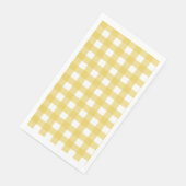 Vichy lichtgeel servet (Hoek)