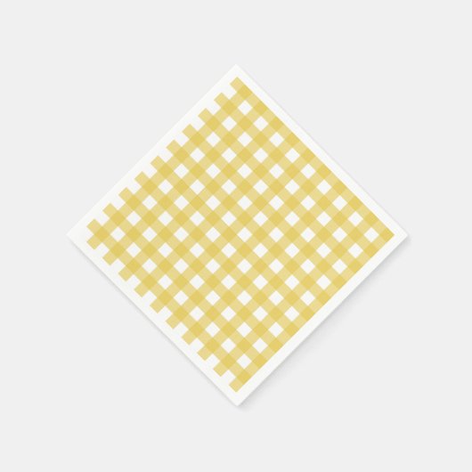 Vichy lichtgeel servet (Hoek)