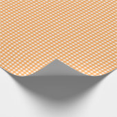 Vichy Orange Cadeaupapier (Hoek)