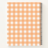 Vichy Orange clair Notitieboek (Achterkant)