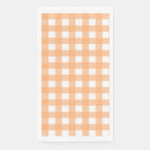 Vichy Orange clair Servet (Voorkant)