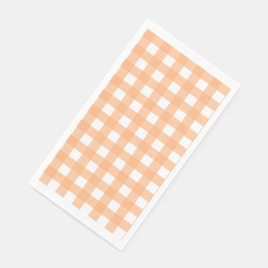 Vichy Orange clair Servet (Hoek)