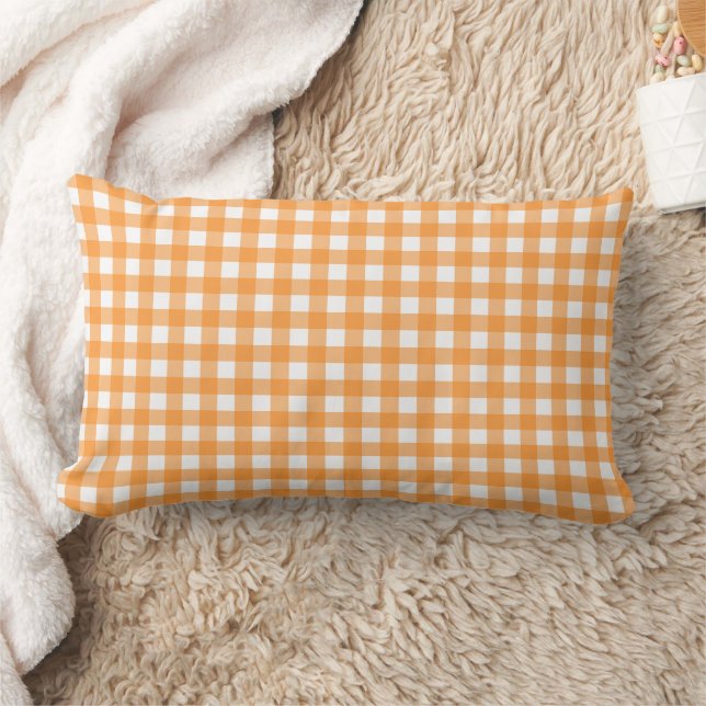 Vichy Orange Kussen (Deken)