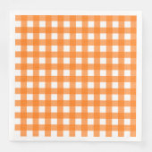 Vichy Orange Servet (Voorkant)