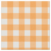 Vichy Orange Stof (Close Up)