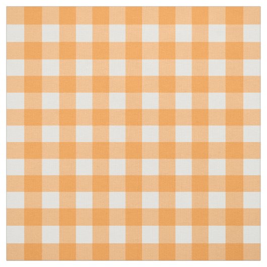 Vichy Orange Stof (Swatch)