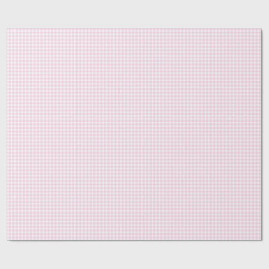 Vichy Rose Cadeaupapier (Vlak)