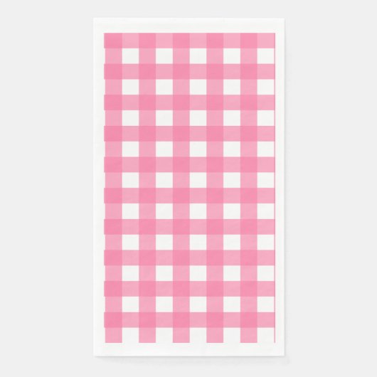 Vichy Rose clair Servet (Voorkant)