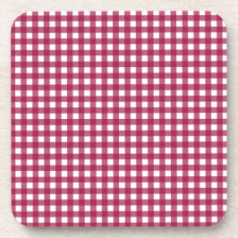 Vichy Rouge Cerise Bier Onderzetter