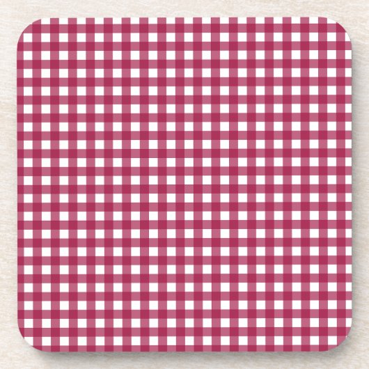 Vichy Rouge Cerise Bier Onderzetter (Voorkant)