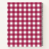 Vichy Rouge Cerise Notitieboek (Achterkant)