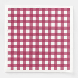 Vichy Rouge Cerise Servet