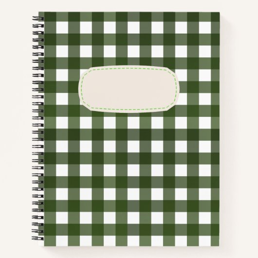 Vichy Vert d'Alsace Notitieboek (Voorkant)