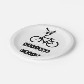 vicieuze cirkel papieren bordje (Gekanteld)